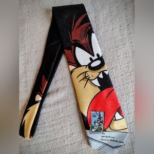 Looney Tunes x USPS Vintage 1997 Taz Necktie "Stamp Collection" Made in USA